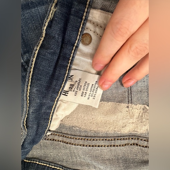 Hudson Skinny Distressed Jeans - Picture 3 of 5